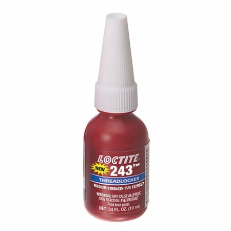 LOCTITE 10 ML  243 Threadlocker Oil Tolerant LO389336